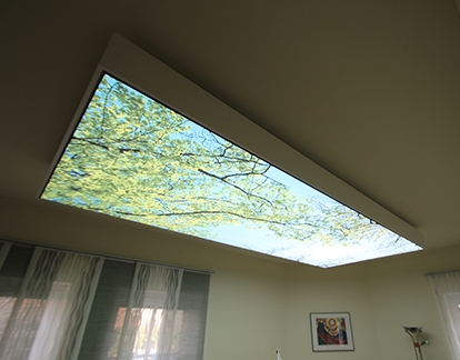 Vocil Spanndecken_Lichtdecke bedruckt