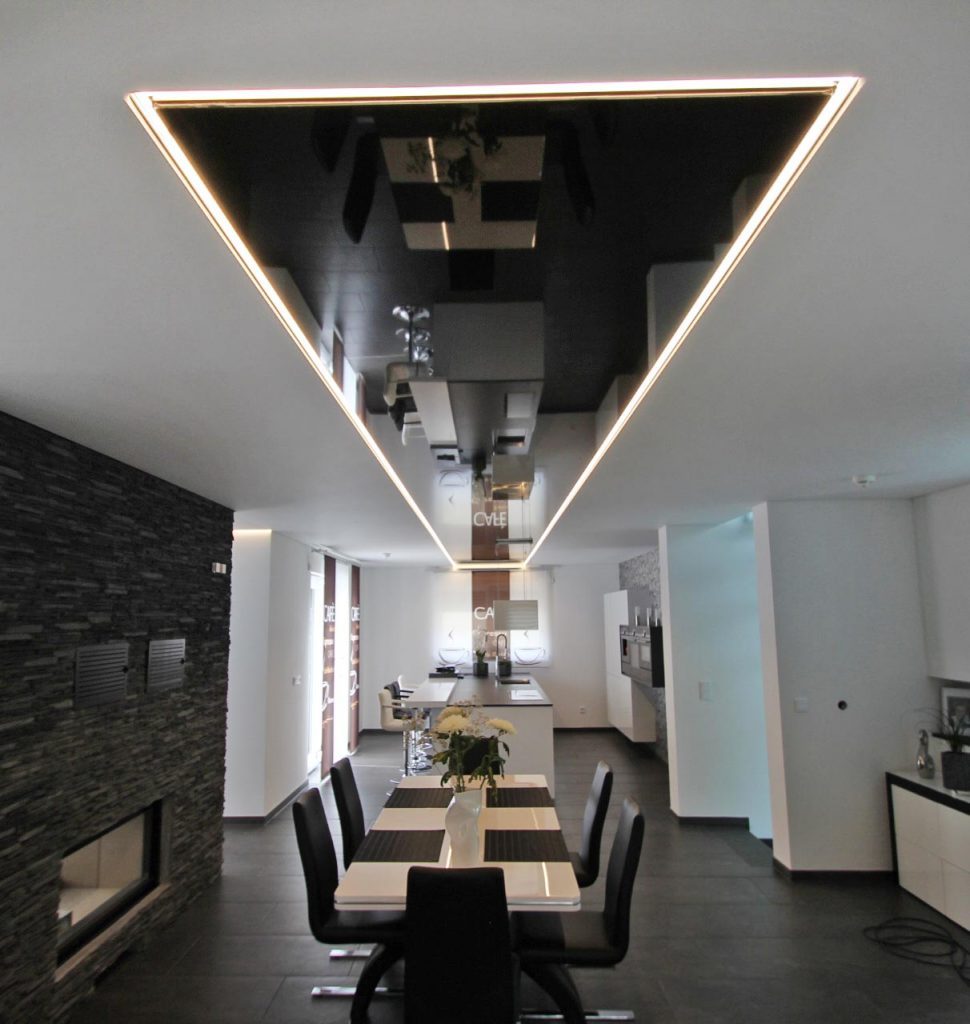 Spanndecke HG schwarz