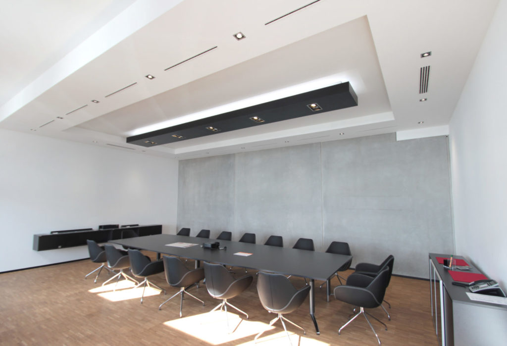 Akustikdecken Matt weiss