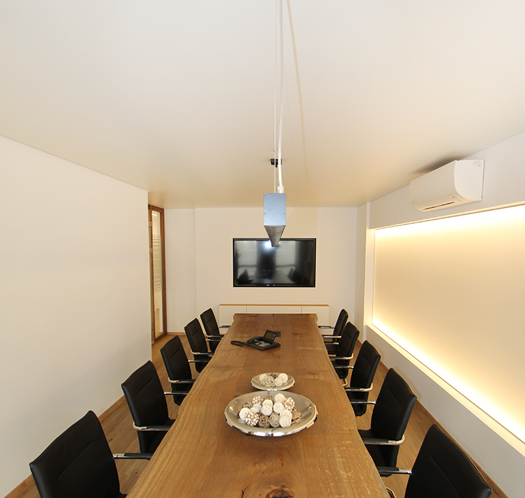 Akustikdecken Matt weiss