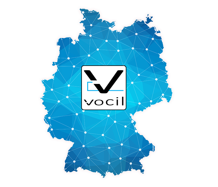 Vocil-Deutschlandkarte