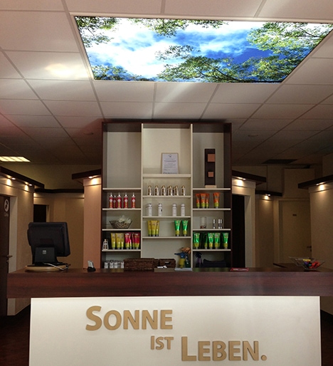 VOCIL Lichtdecke bedruckt