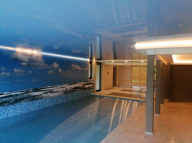 VOCIL Spanndecke Hochglanz L5052 Galenit