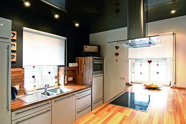 Vocil Spanndecke Hochglanz schwarz