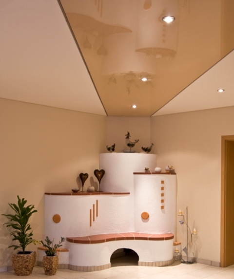 Spanndecke Matt-Glanz Wohnzimmer