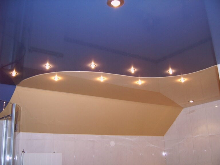 Hochglanz Spanndecke