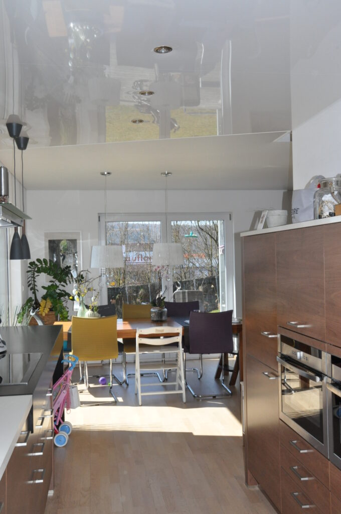 Spanndecke Matt - Glanz Küche - Esszimmer