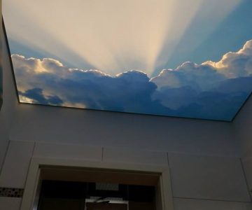 Lichtdecke Druck