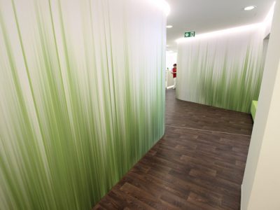 Lichtdecken Lichtwände bedruckt