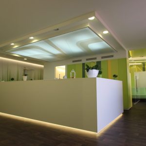 Lichtdecken Lichtwände bedruckt