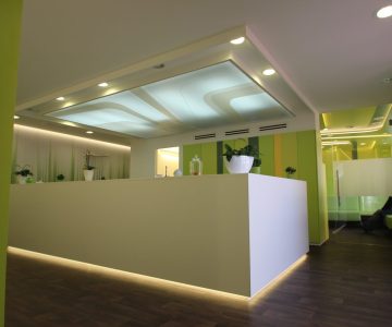 Lichtdecken Lichtwände bedruckt