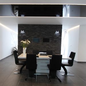 Spanndecke HG schwarz