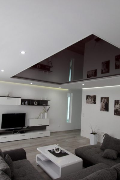 Spanndecke HG schwarz