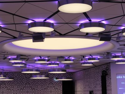 Spanndecken matt, rund