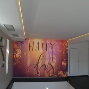 Wandbespannung Lichtdecke